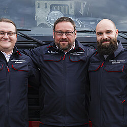 v.l.n.r.: Maximilian Josupeit, Florian Stadler, Jonathan Brichta 